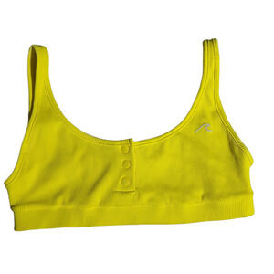 Swim sport bra top color yelow sz XS